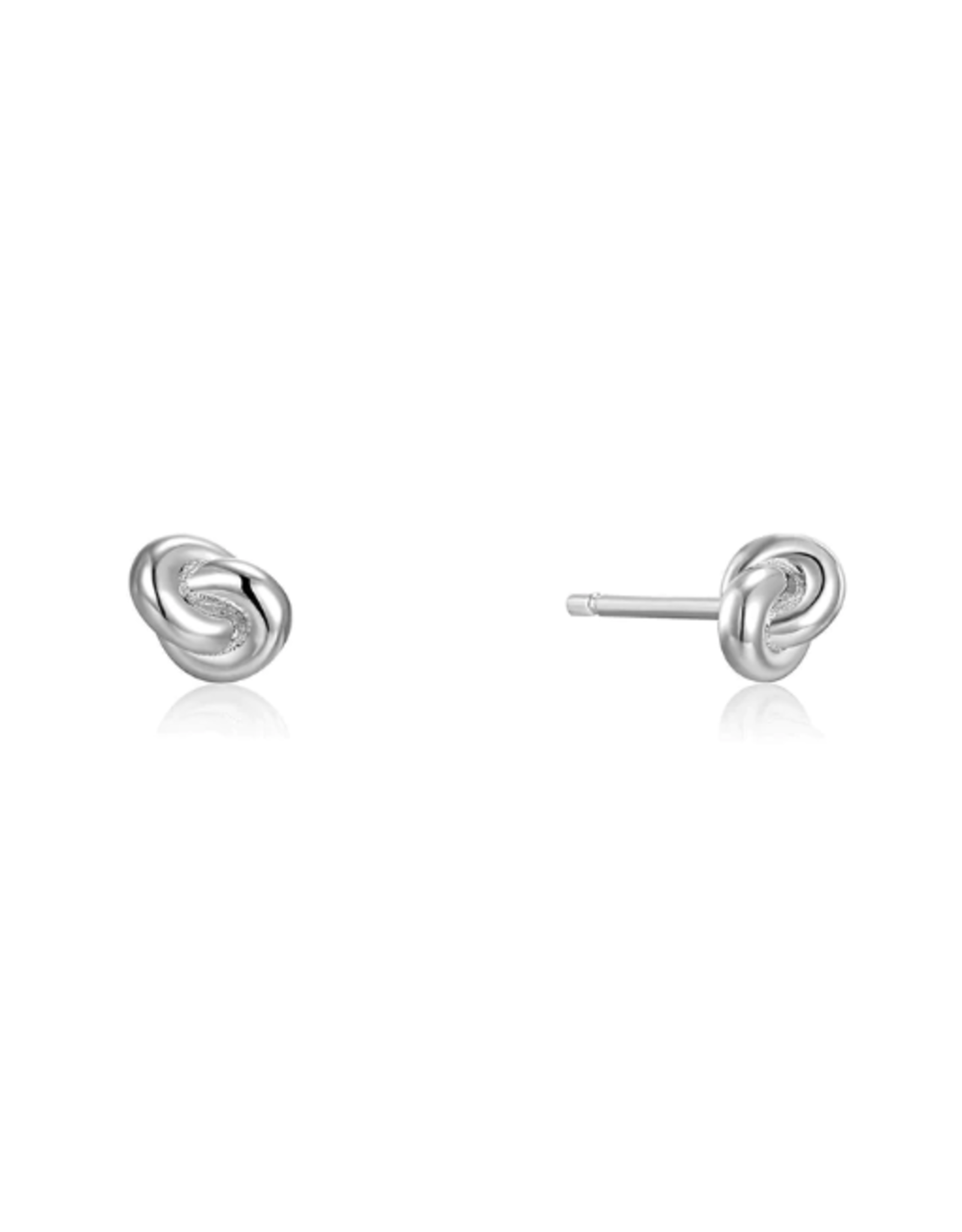 Ania Haie Ania Haie Forget Me Knot Stud Earrings, silver