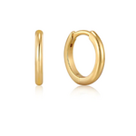 Ania Haie Ear Edit Smooth Mini Huggie Hoop Earrings, gold