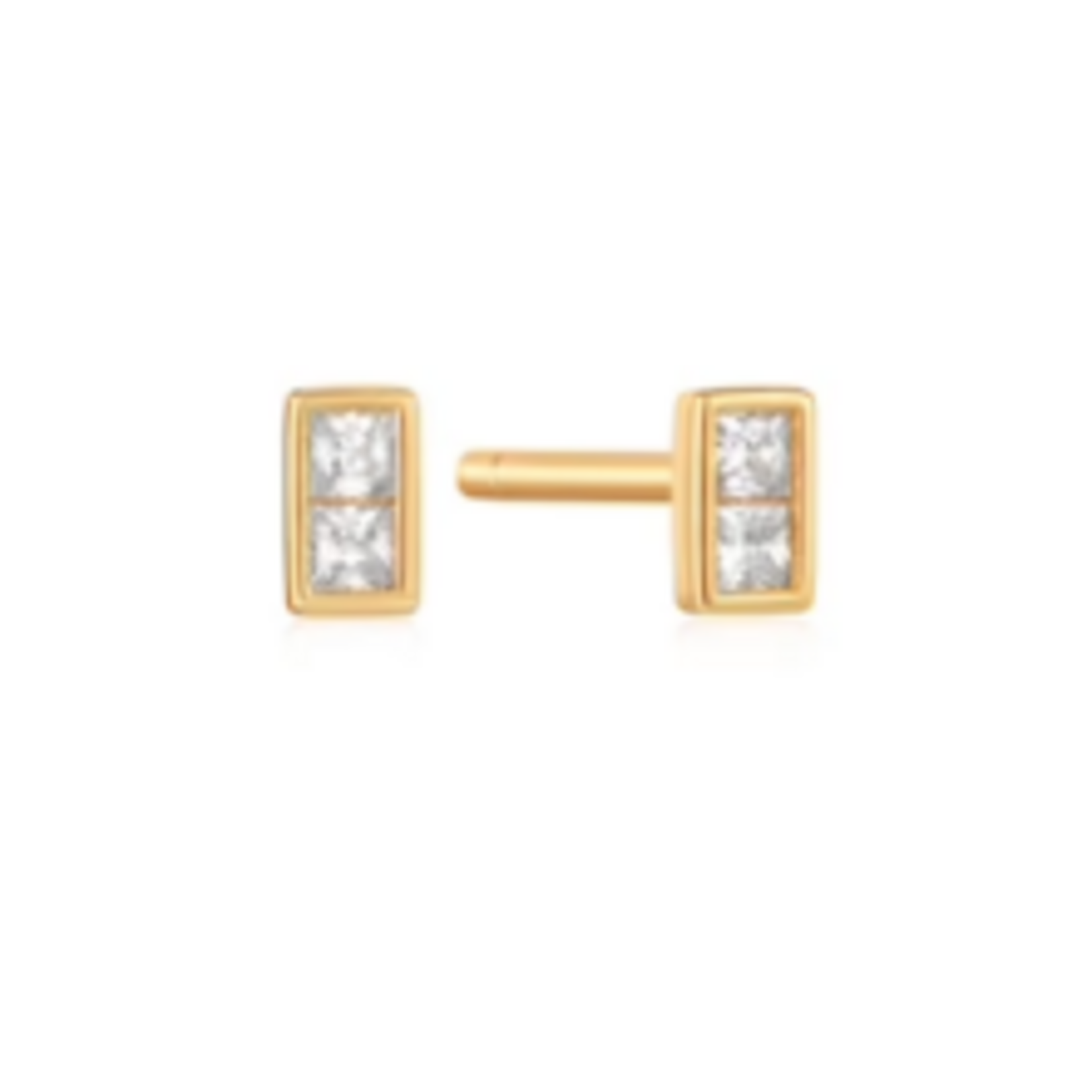 Ania Haie Ania Haie Glam Rock Mini Stud Earrings, gold