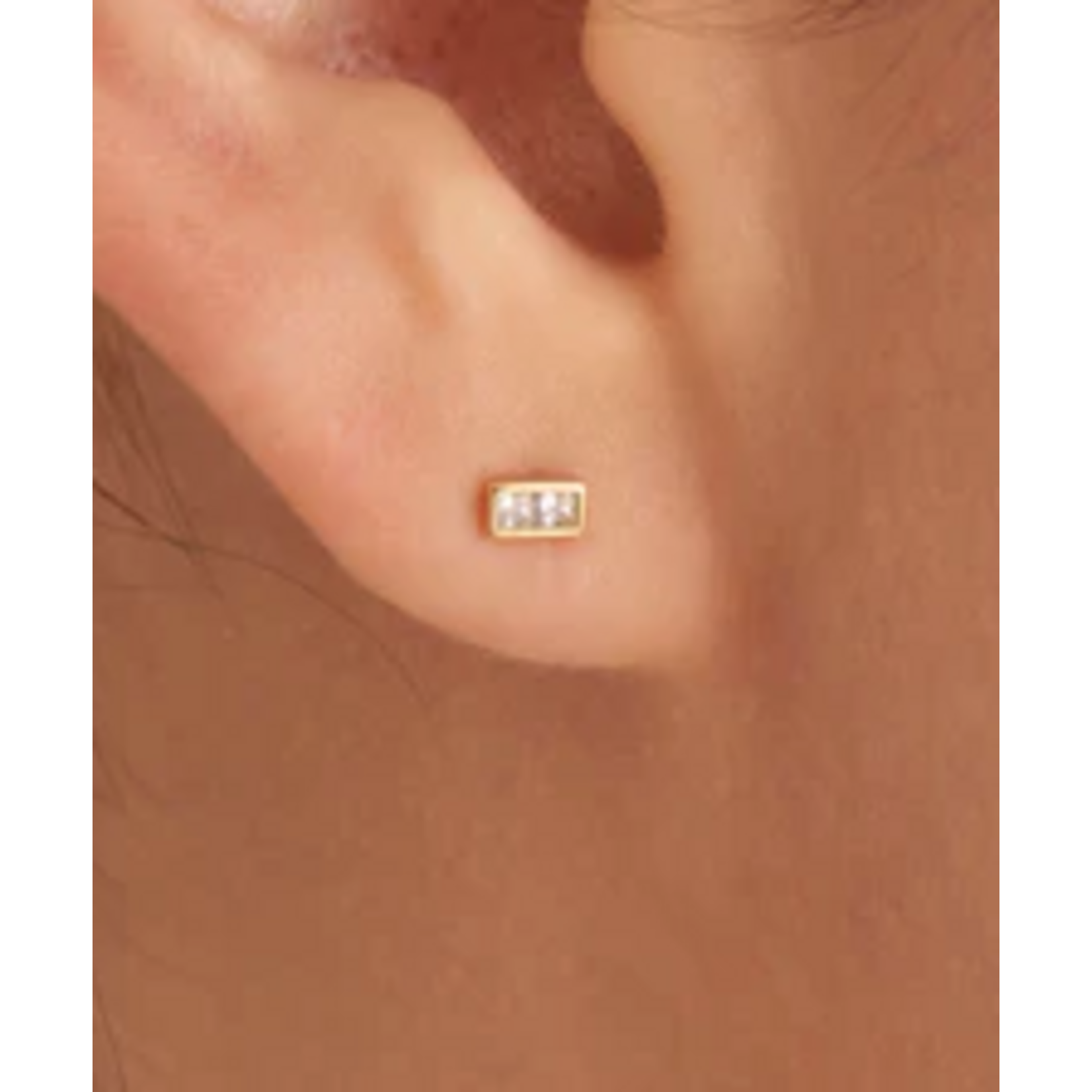 Ania Haie Ania Haie Glam Rock Mini Stud Earrings, gold