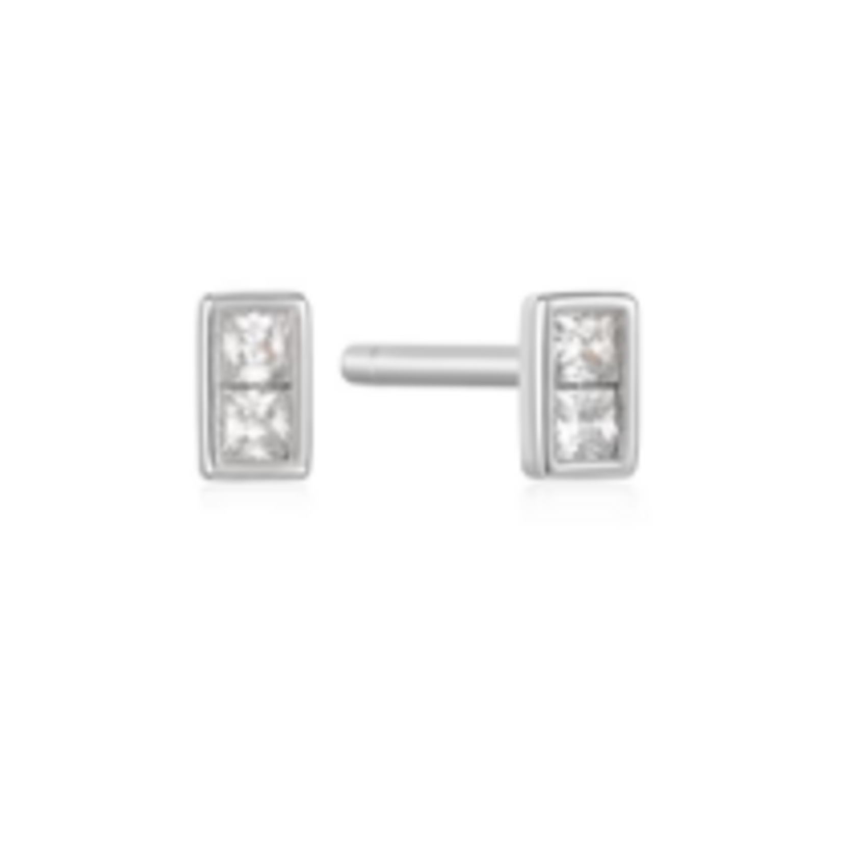 Ania Haie  Glam Rock Mini Stud Earrings, silver