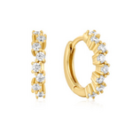 Ania Haie Ear Edit Sparkle Cluster Huggie Hoops, gold