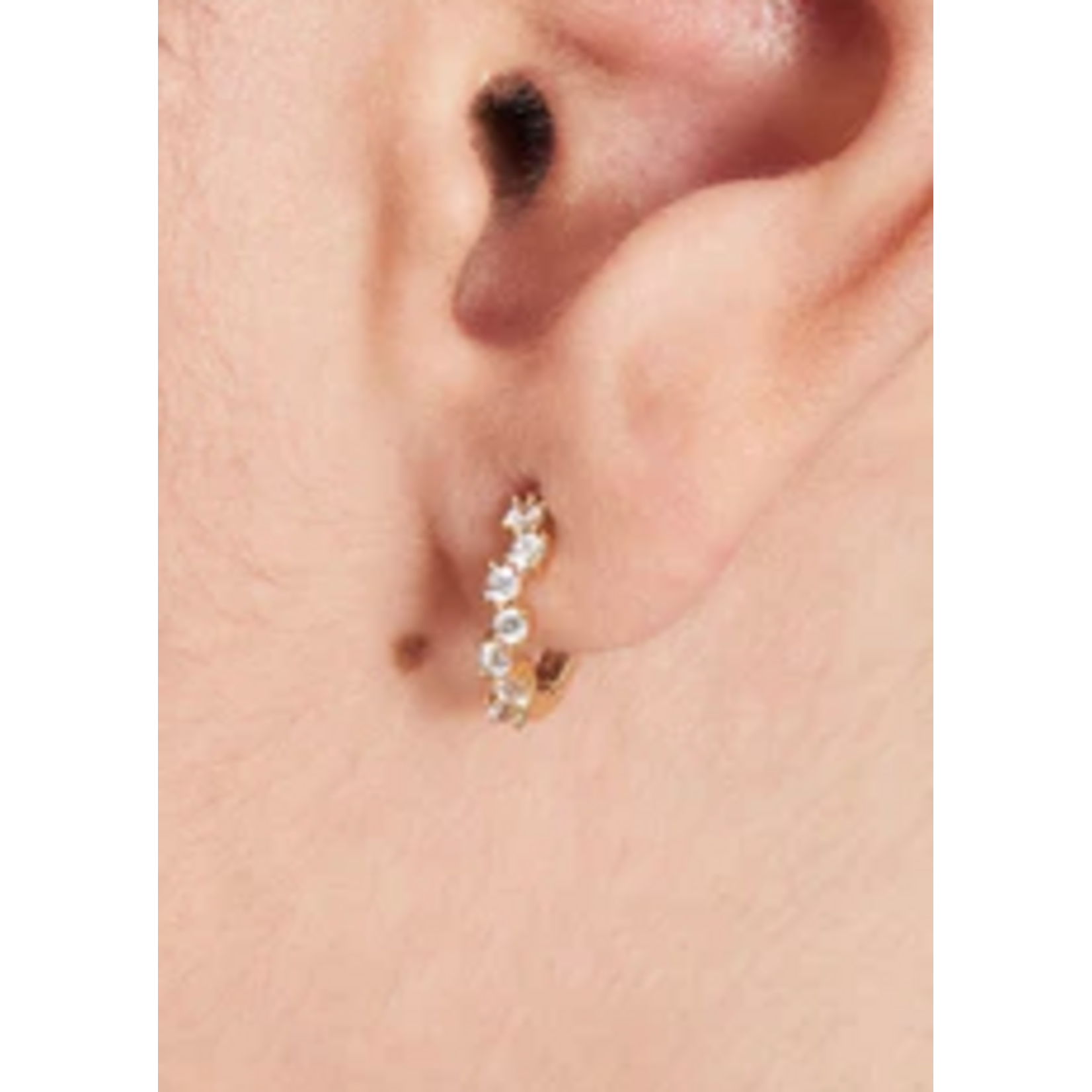 Ania Haie  Ear Edit Sparkle Cluster Huggie Hoops, gold