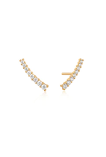 Ania Haie Ania Haie Glam Rock Crawler Stud Earrings, gold