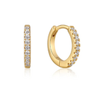 Ania Haie Ear Edit Sparkle Huggie Hoop Earrings, gold