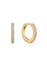 Ania Haie Ania Haie Ear Edit Sparkle Huggie Hoop Earrings, gold