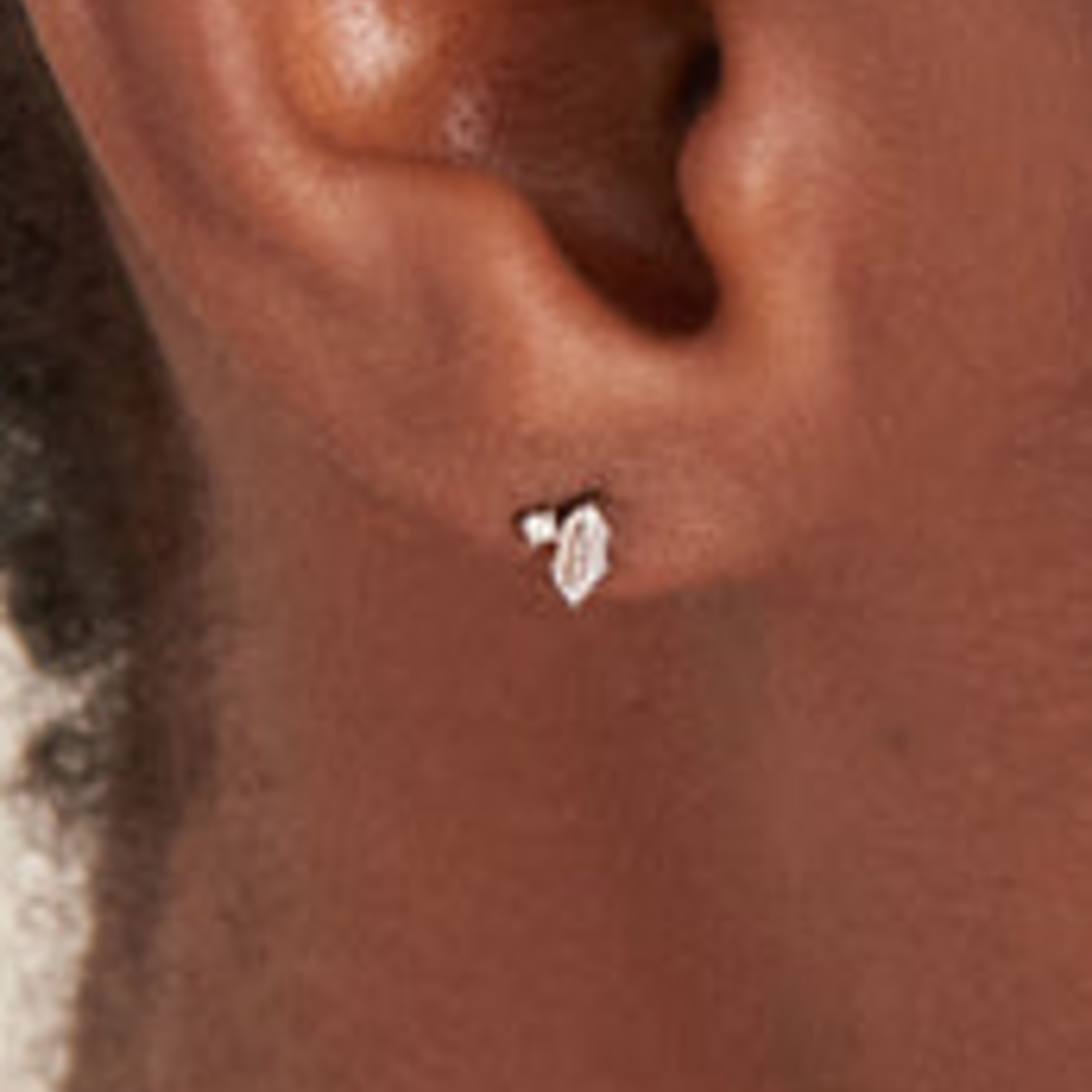 Ania Haie Ania Haie Dance 'Til Dawn Sparkle Emblem Stud Earrings, silver