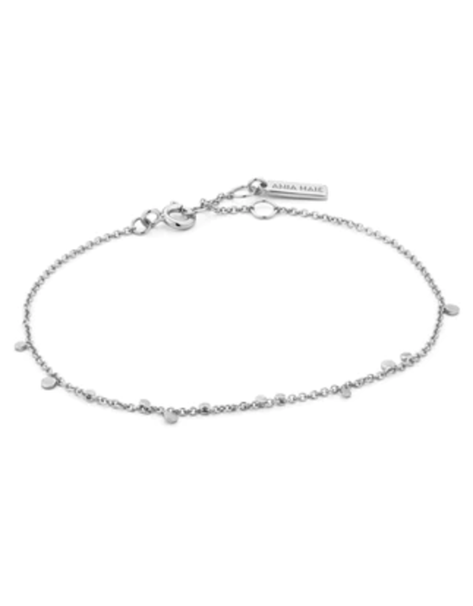 Ania Haie Ania Haie Geometry Class Mixed Discs Bracelet, silver