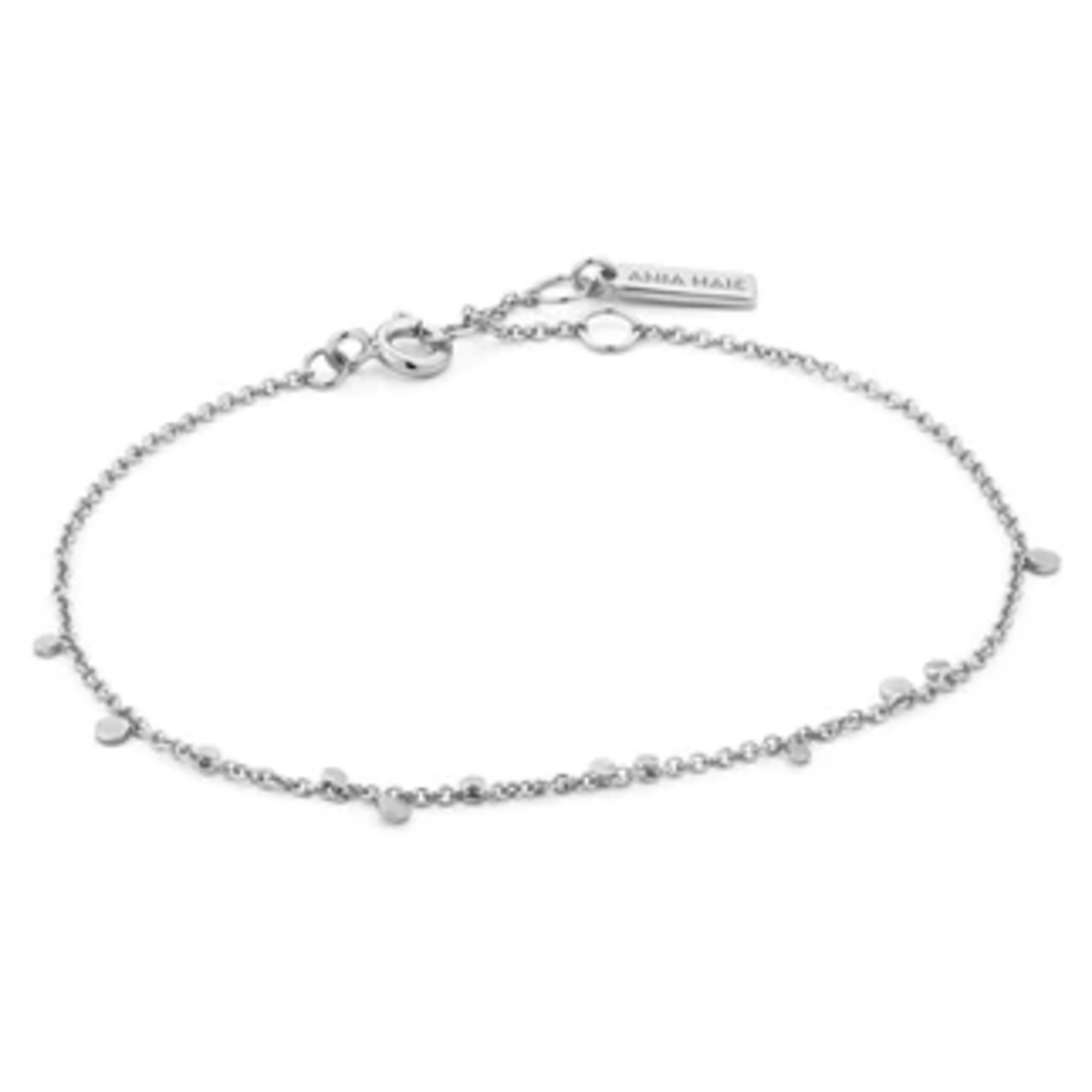 Ania Haie Ania Haie Geometry Class Mixed Discs Bracelet, silver