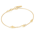 Ania Haie Ania Haie Taking Shape Twisted Wave Chain Bracelet, gold