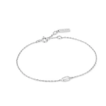 Ania Haie Ania Haie Dance 'Til Dawn Sparkle Emblem Chain Bracelet, silver