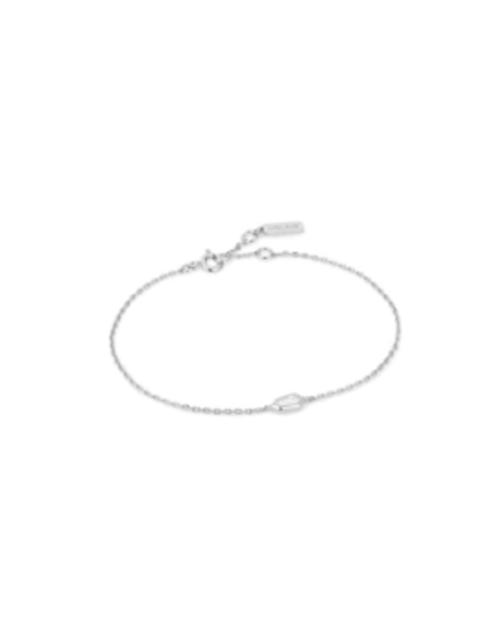 Ania Haie Ania Haie Dance 'Til Dawn Sparkle Emblem Chain Bracelet, silver