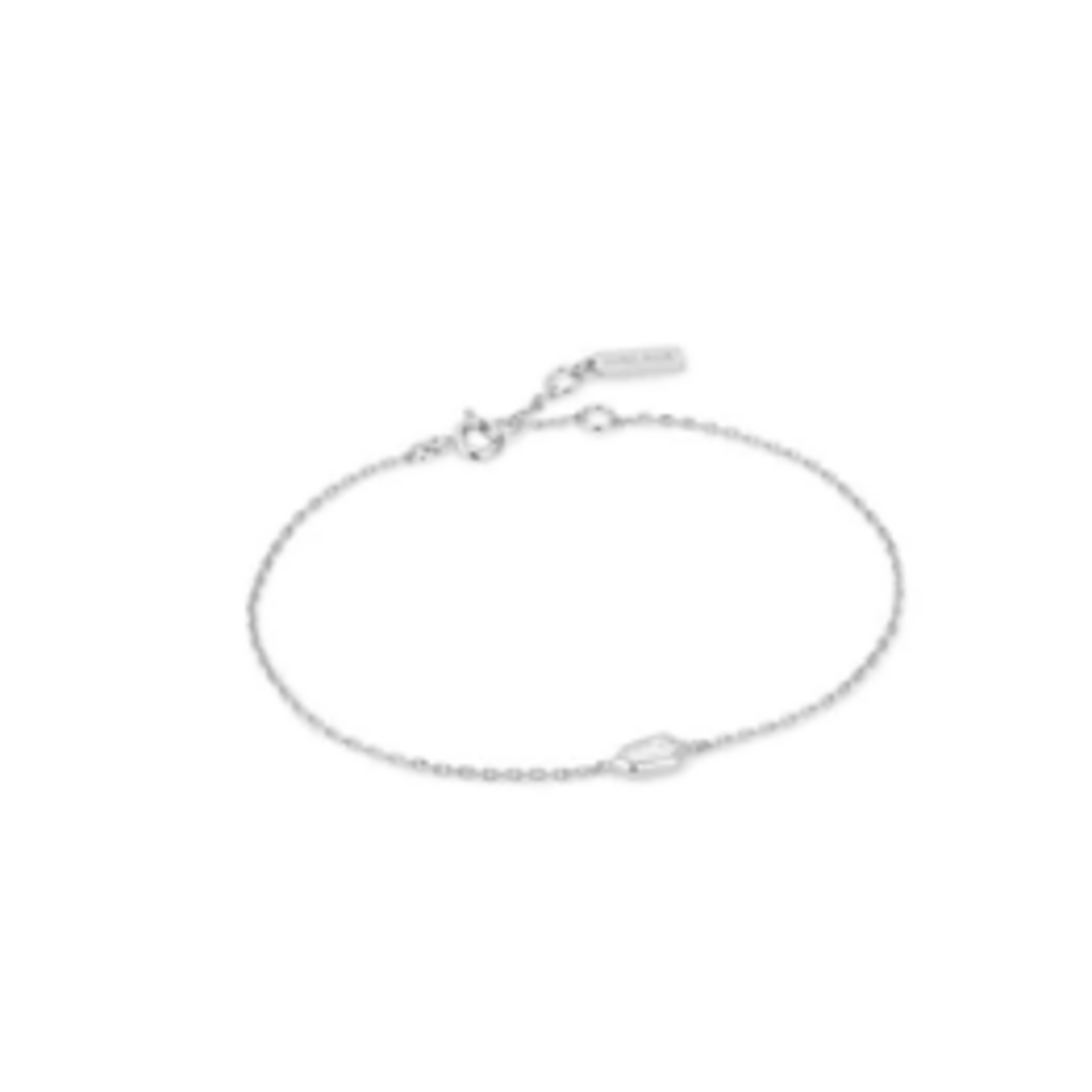 Ania Haie Dance 'Til Dawn Sparkle Emblem Chain Bracelet, silver