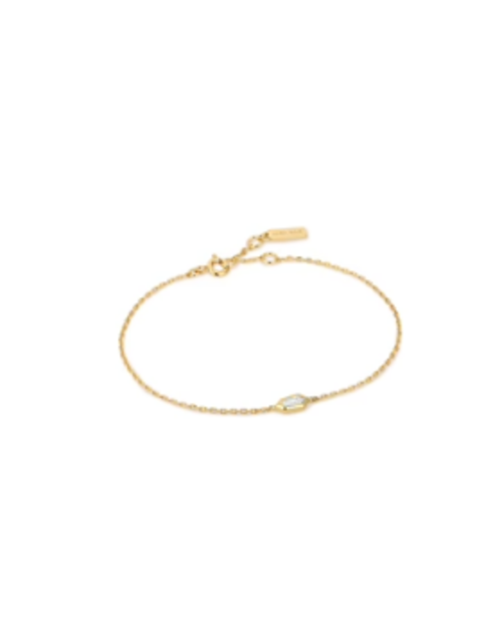 Ania Haie Ania Haie Dance 'Til Dawn Sparkle Emblem Chain Bracelet, gold