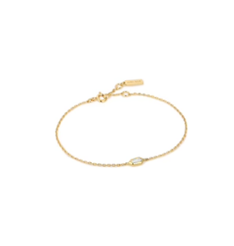 Ania Haie Ania Haie Dance 'Til Dawn Sparkle Emblem Chain Bracelet, gold