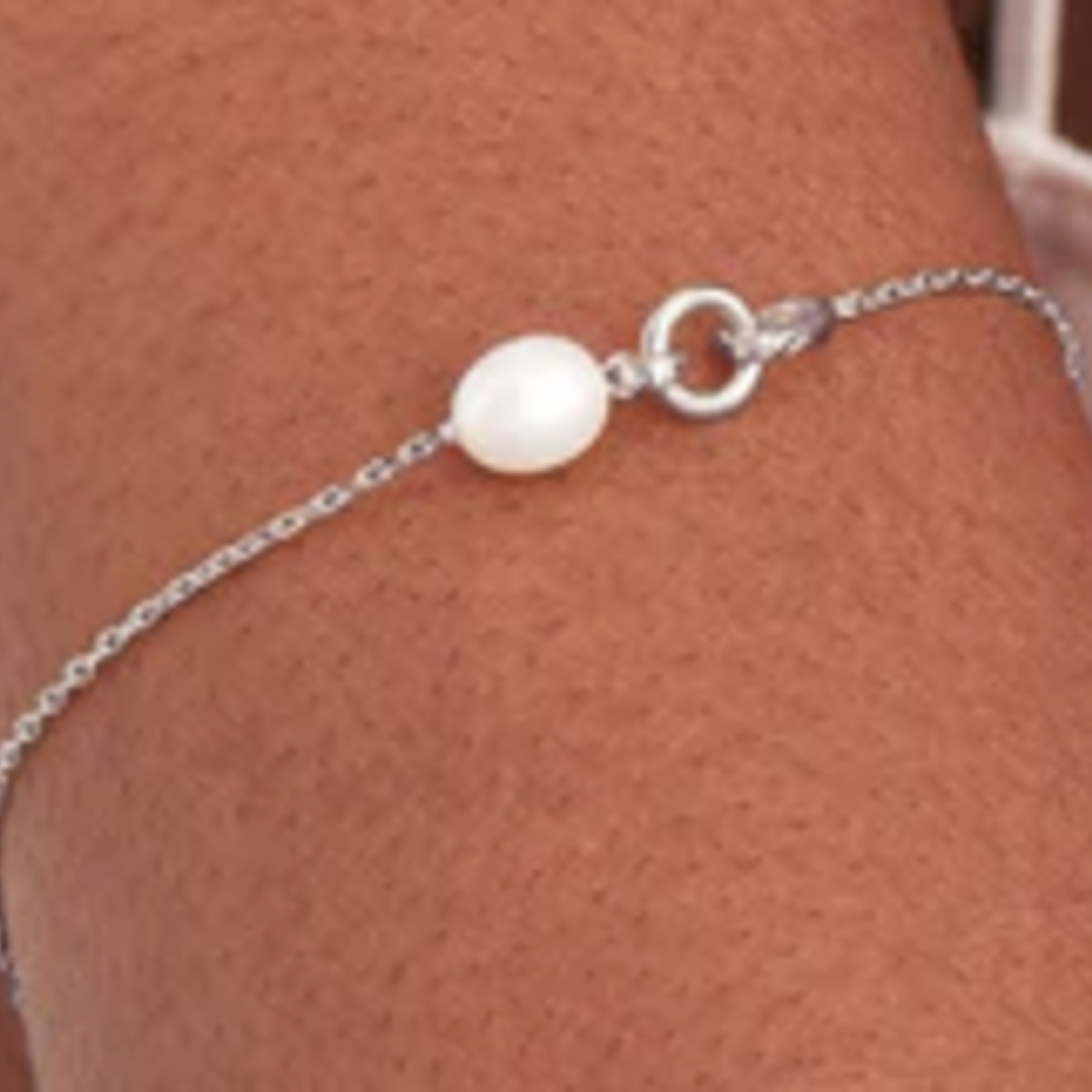 Ania Haie Ania Haie Pearl Power Link Chain Bracelet, silver