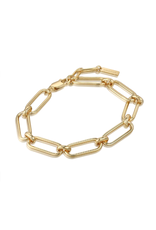 Ania Haie Ania Haie Link Up Cable Connect Chunky Chain Bracelet, gold