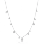 Ania Haie Ania Haie Geometry Mixed Discs Necklace, Silver