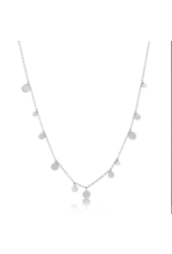 Ania Haie Ania Haie Geometry Mixed Discs Necklace, Silver