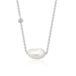 Ania Haie Ania Haie Pearls of Wisdom Pearl Necklace, silver