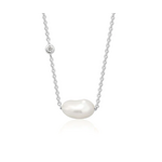 Ania Haie Pearls of Wisdom Pearl Necklace, silver