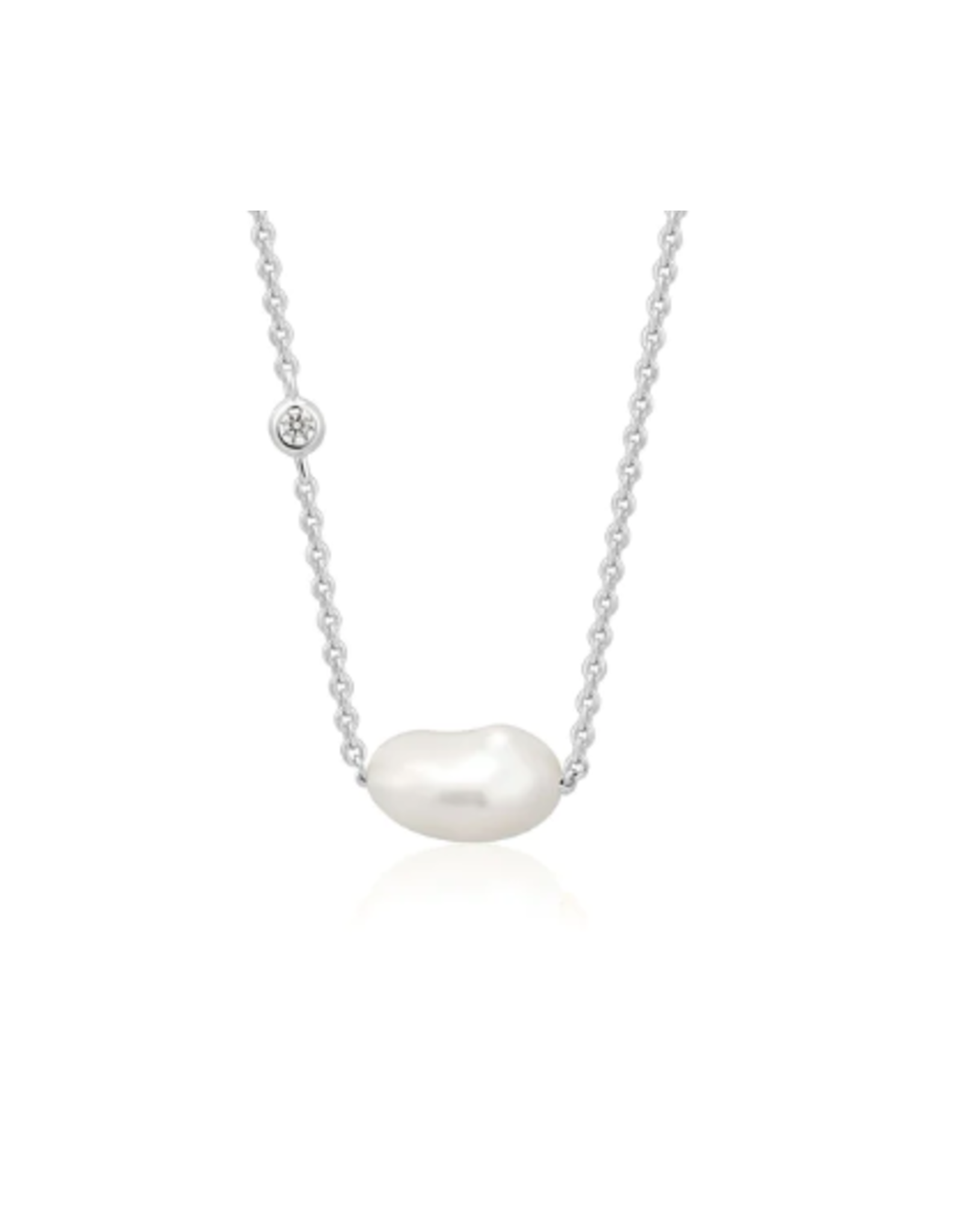 Ania Haie Ania Haie Pearls of Wisdom Pearl Necklace, silver