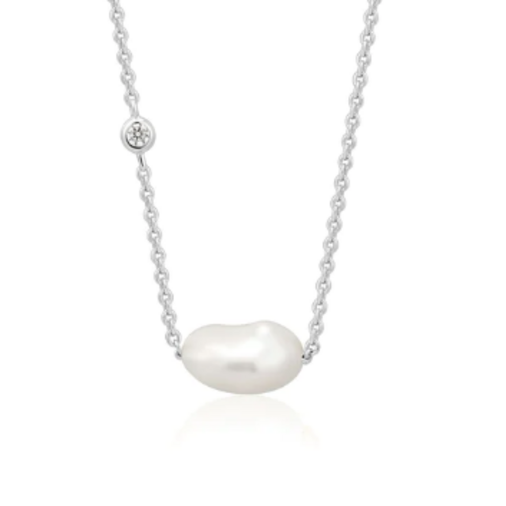Ania Haie Ania Haie Pearls of Wisdom Pearl Necklace, silver