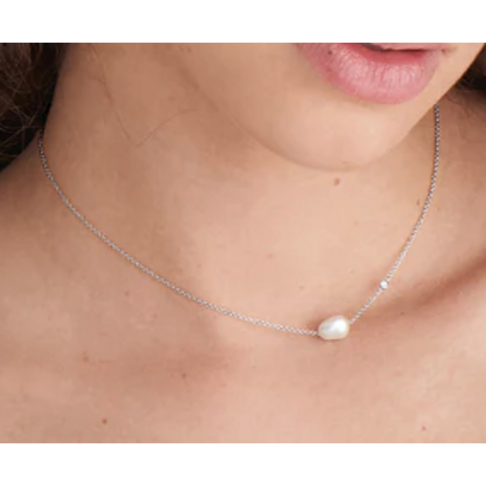 Ania Haie  Pearls of Wisdom Pearl Necklace, silver
