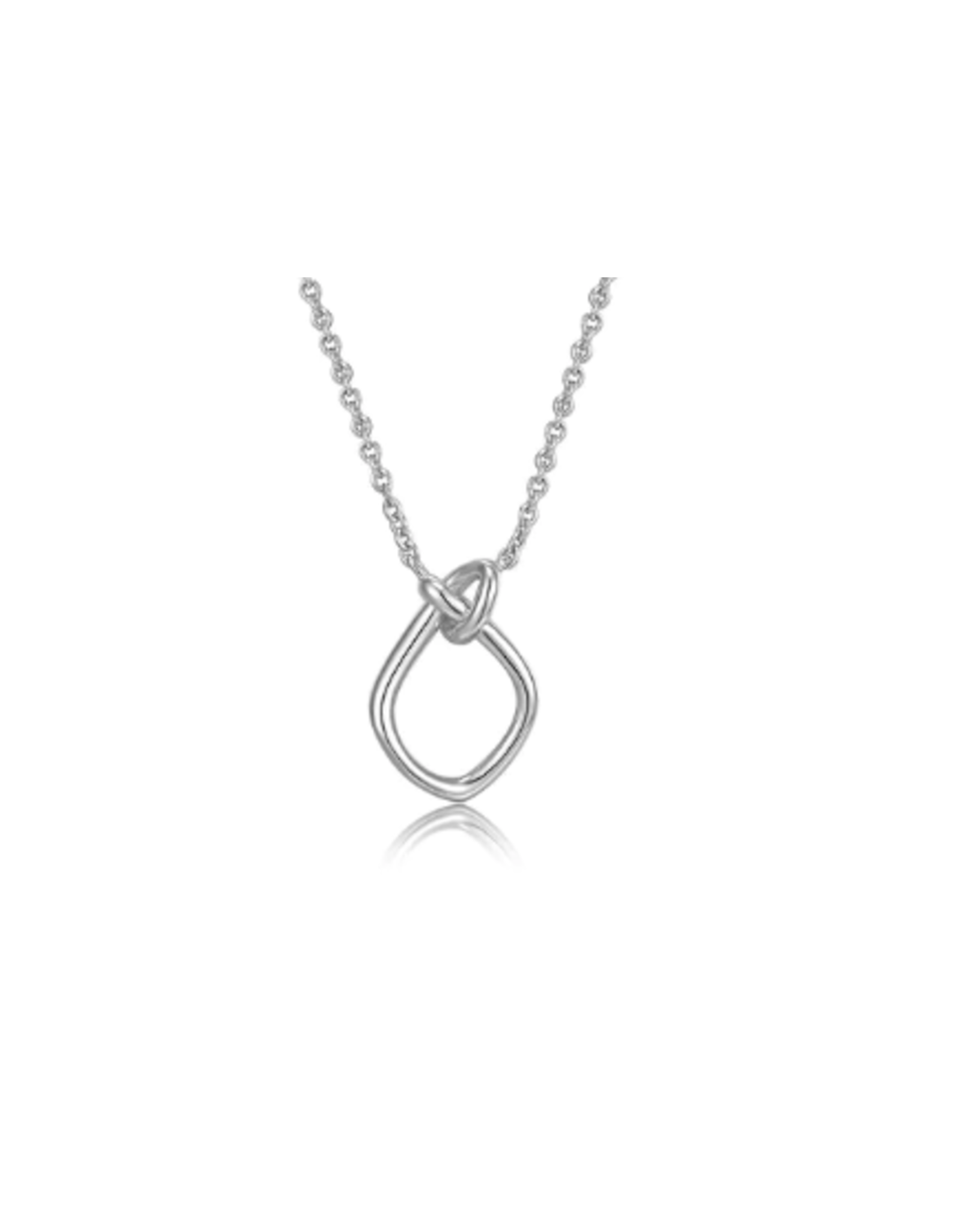 Ania Haie Ania Haie Forget Me Knot Pendant Necklace, silver