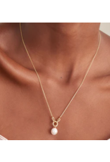 Ania Haie Ania Haie Pearl Power Sparkle Pendant Necklace, gold