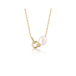 Ania Haie Ania Haie Pearl Power Pearl Link Chain Necklace, gold
