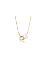 Ania Haie Ania Haie Pearl Power Pearl Link Chain Necklace, gold