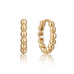 Ania Haie Ania Haie Spaced Out Orb Huggie Hoops, gold