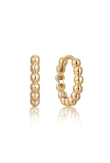 Ania Haie Ania Haie Spaced Out Orb Huggie Hoops, gold