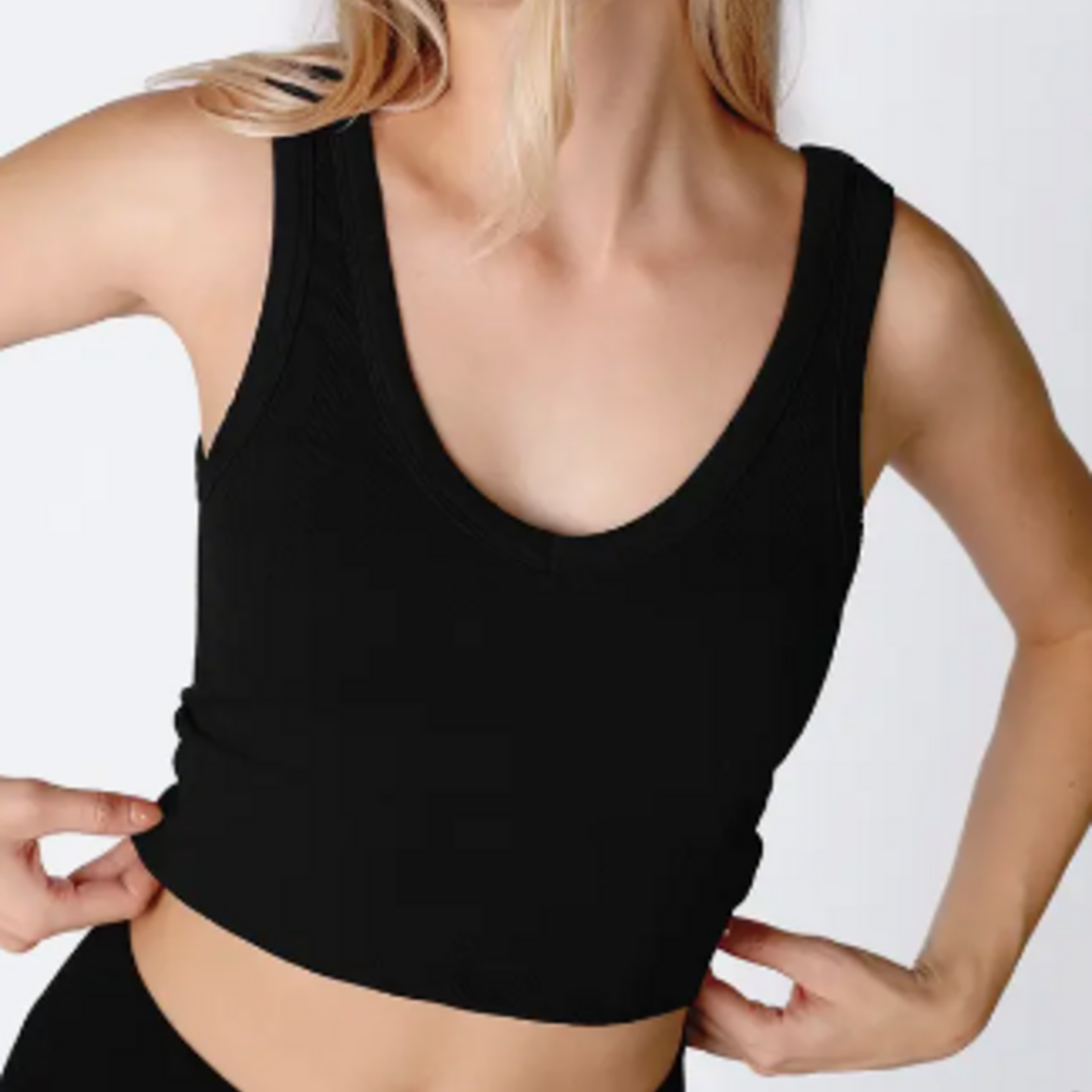 NIKIBIKI NikiBiki Herringbone Crop Top