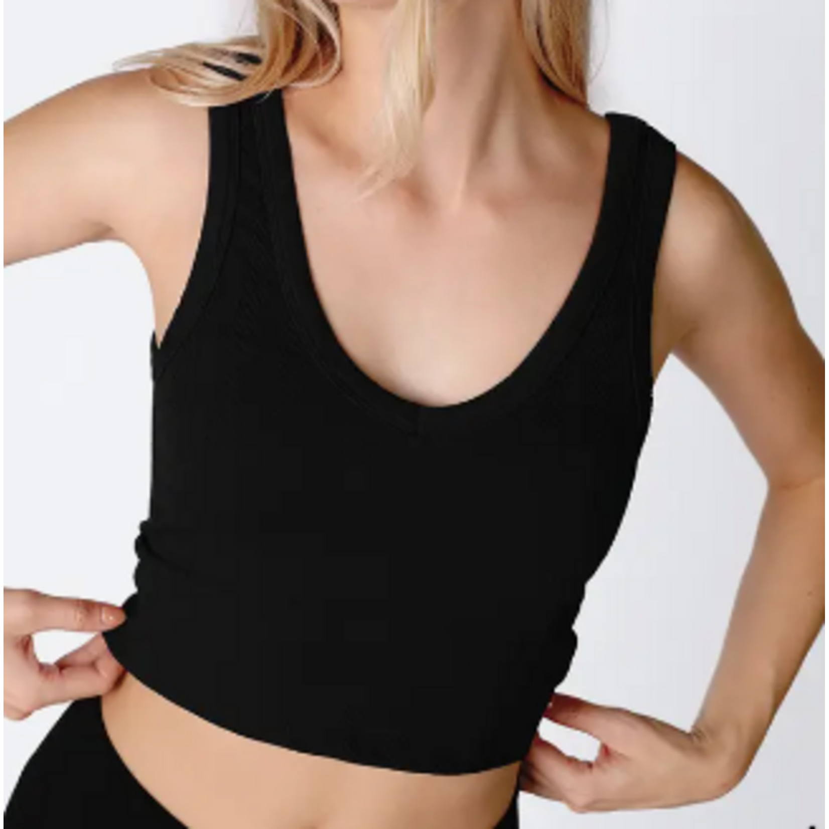 NIKIBIKI Herringbone Crop Top