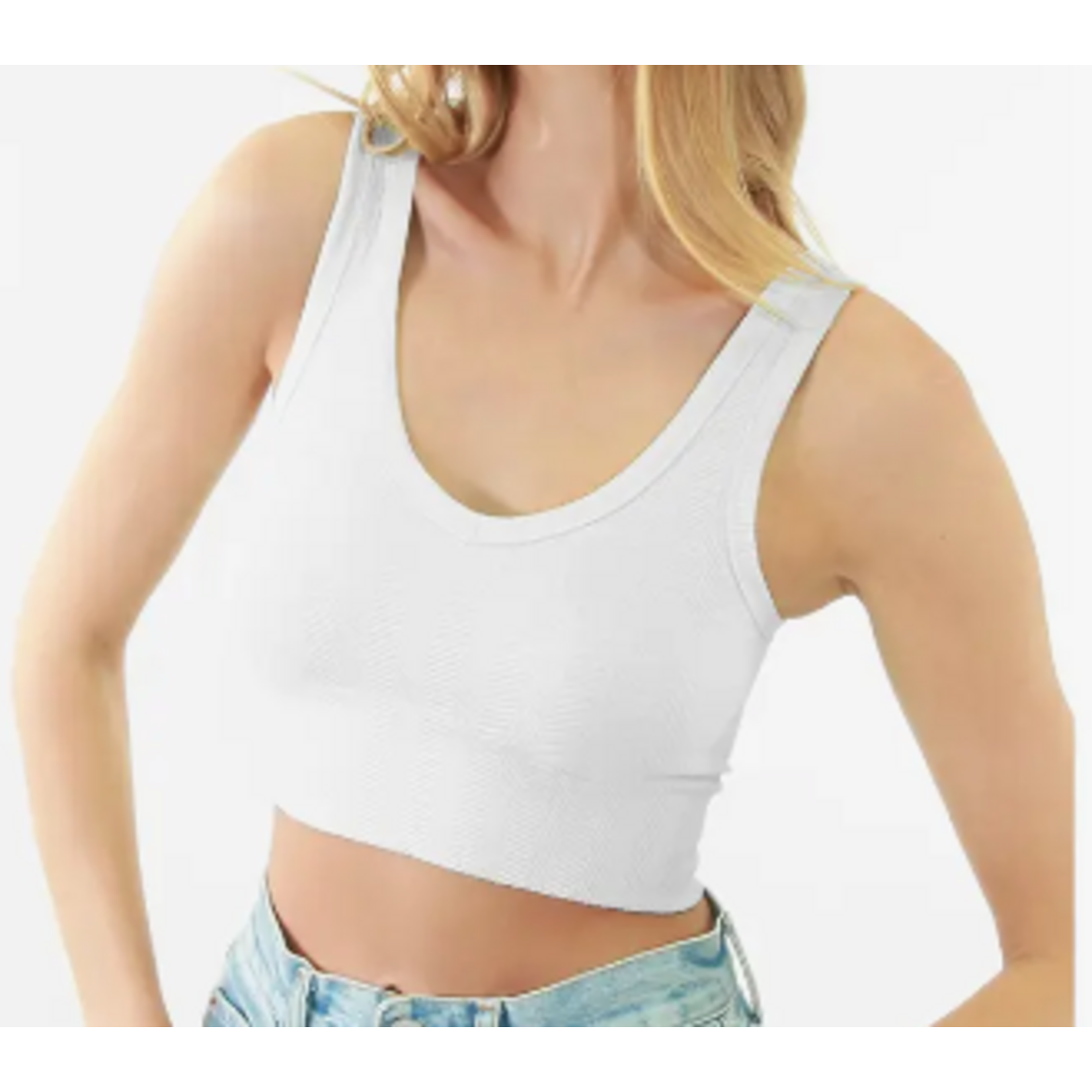 NIKIBIKI Herringbone Crop Top