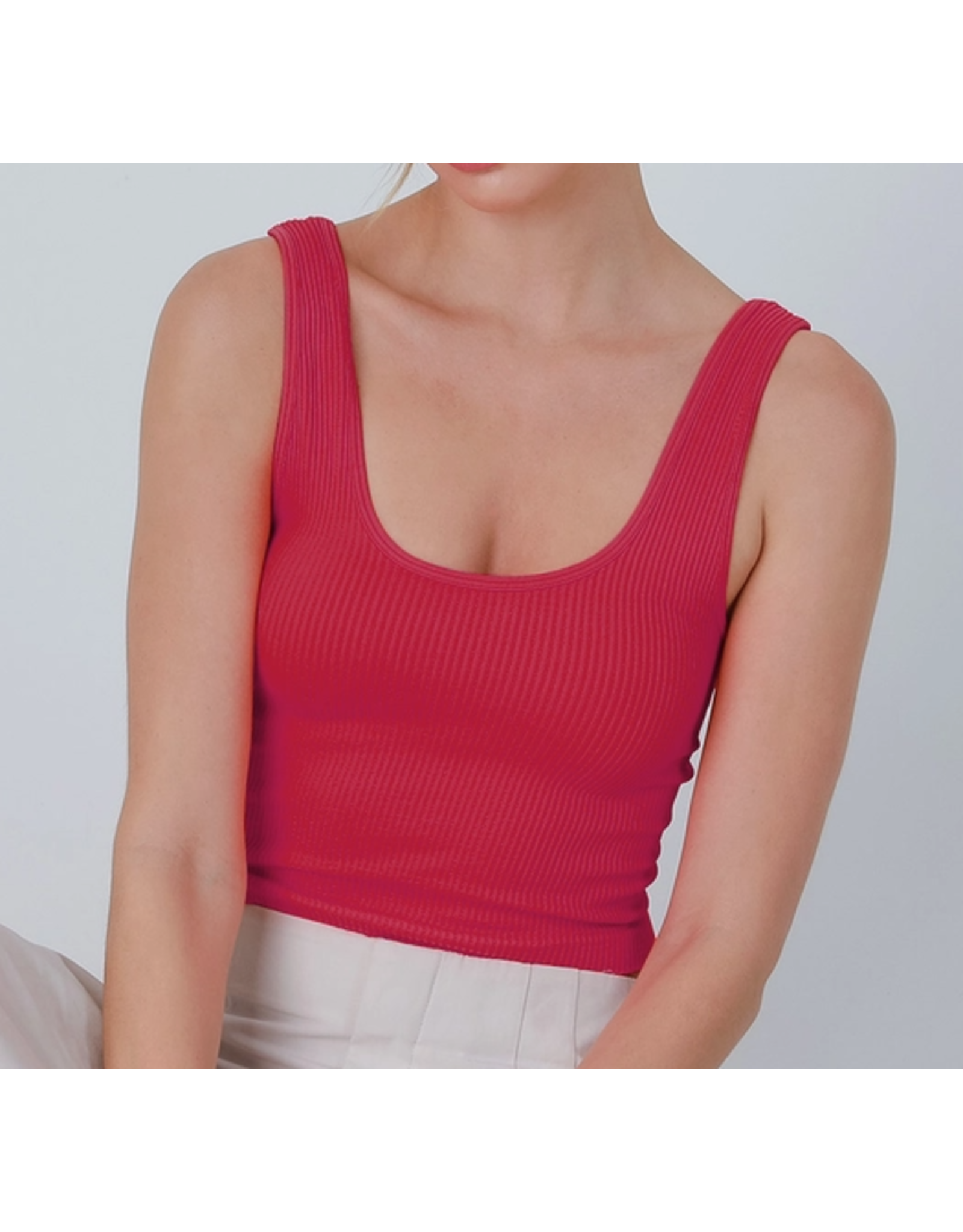 NIKIBIKI NikiBiki Reversible Ribbed Crop Top