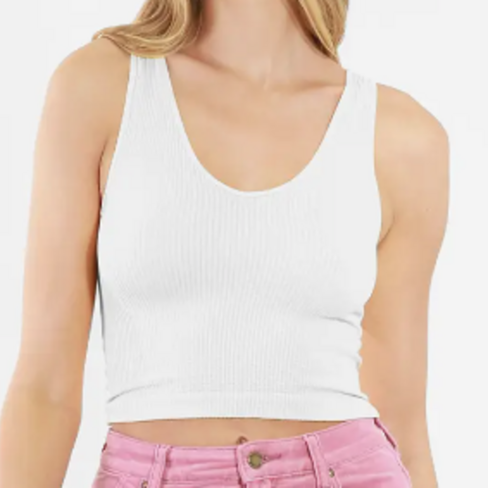 NIKIBIKI NikiBiki Reversible Ribbed Crop Top