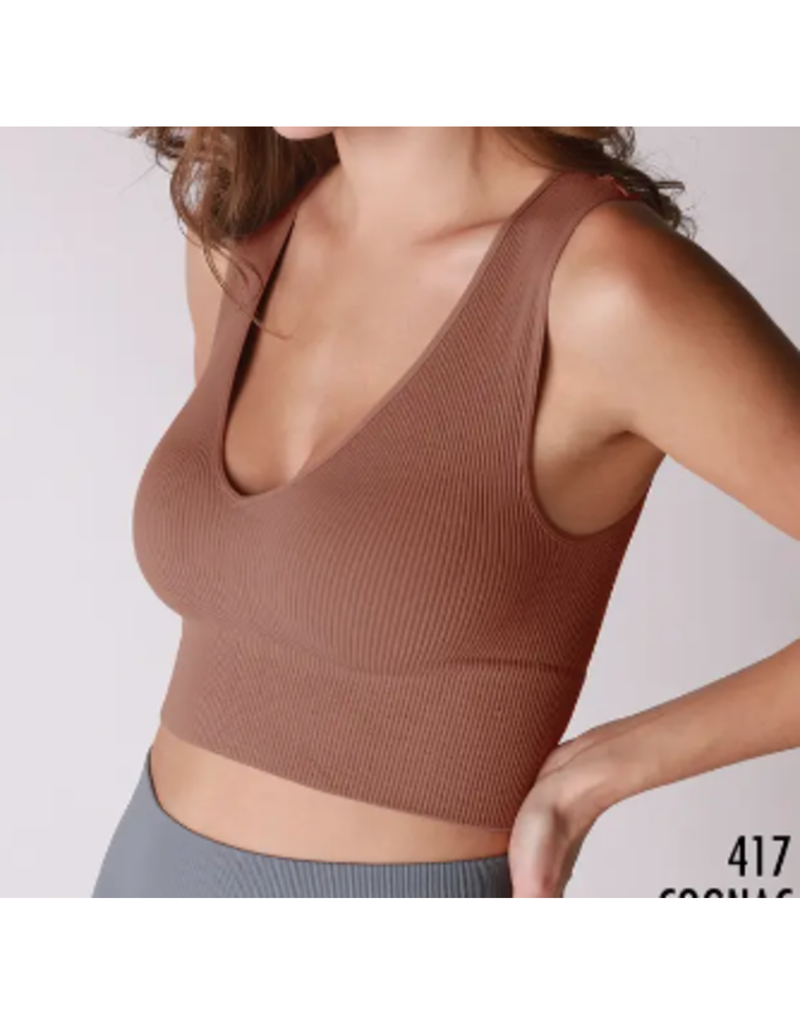 NIKIBIKI NikiBiki Plunge V-Neck Crop Top