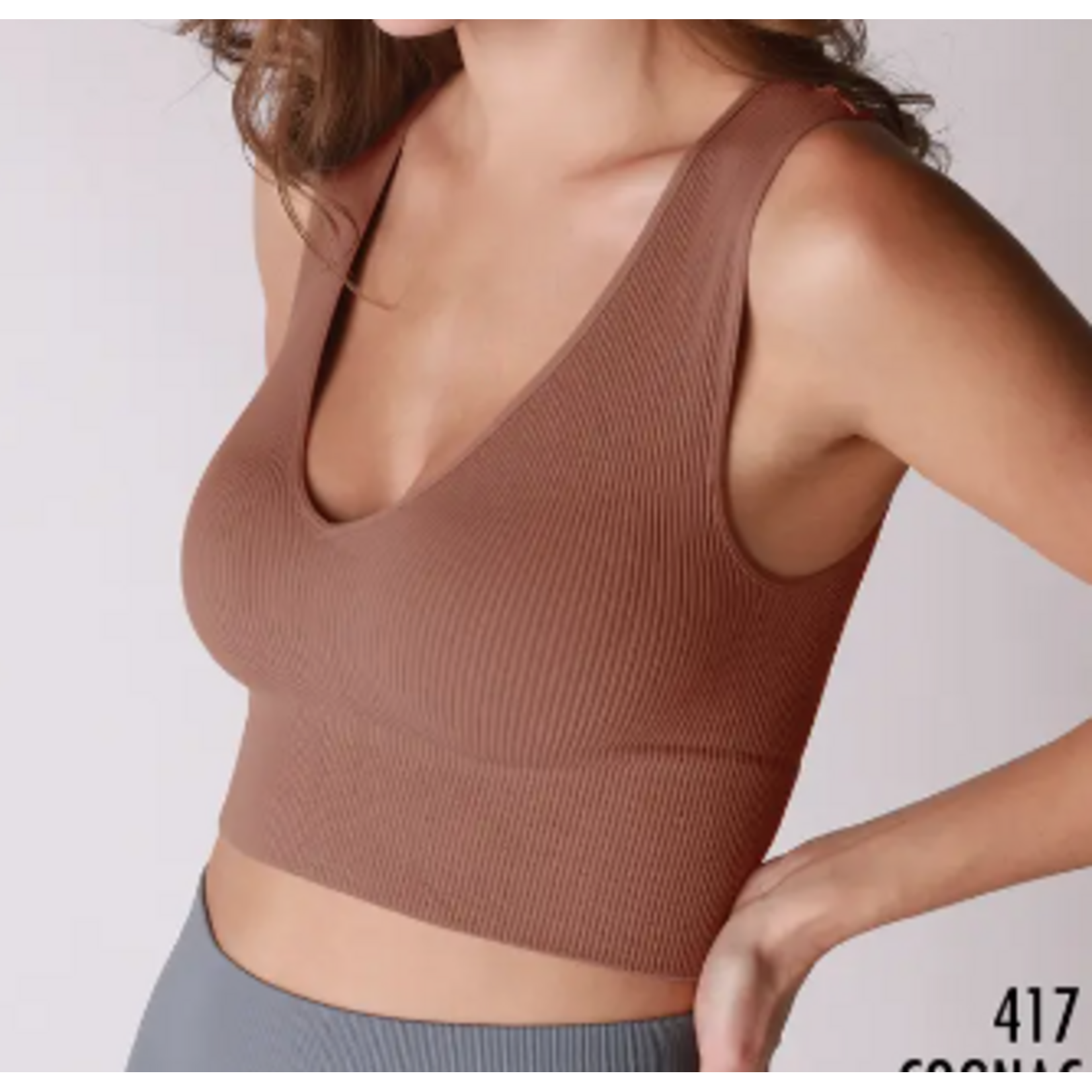 NIKIBIKI Plunge V-Neck Crop Top