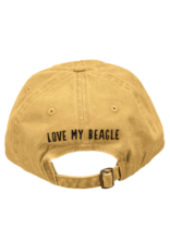 Primitives by Kathy Baseball Cap, Love My Beagle