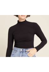 Boody Boody Ribbed Turtleneck Top