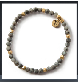 Lenny & Eva L&E Gemstone Bracelet, labradorite, 4mm