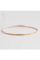 Lenny & Eva L&E Norah Bangle, Champagne/Gold