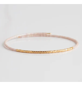 Lenny & Eva L&E Norah Bangle, Champagne/Gold