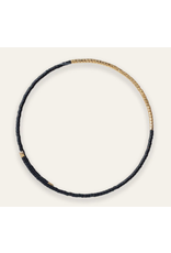 Lenny & Eva L&E Norah Bangle, matte black/gold