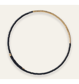 Lenny & Eva L&E Norah Bangle, matte black/gold