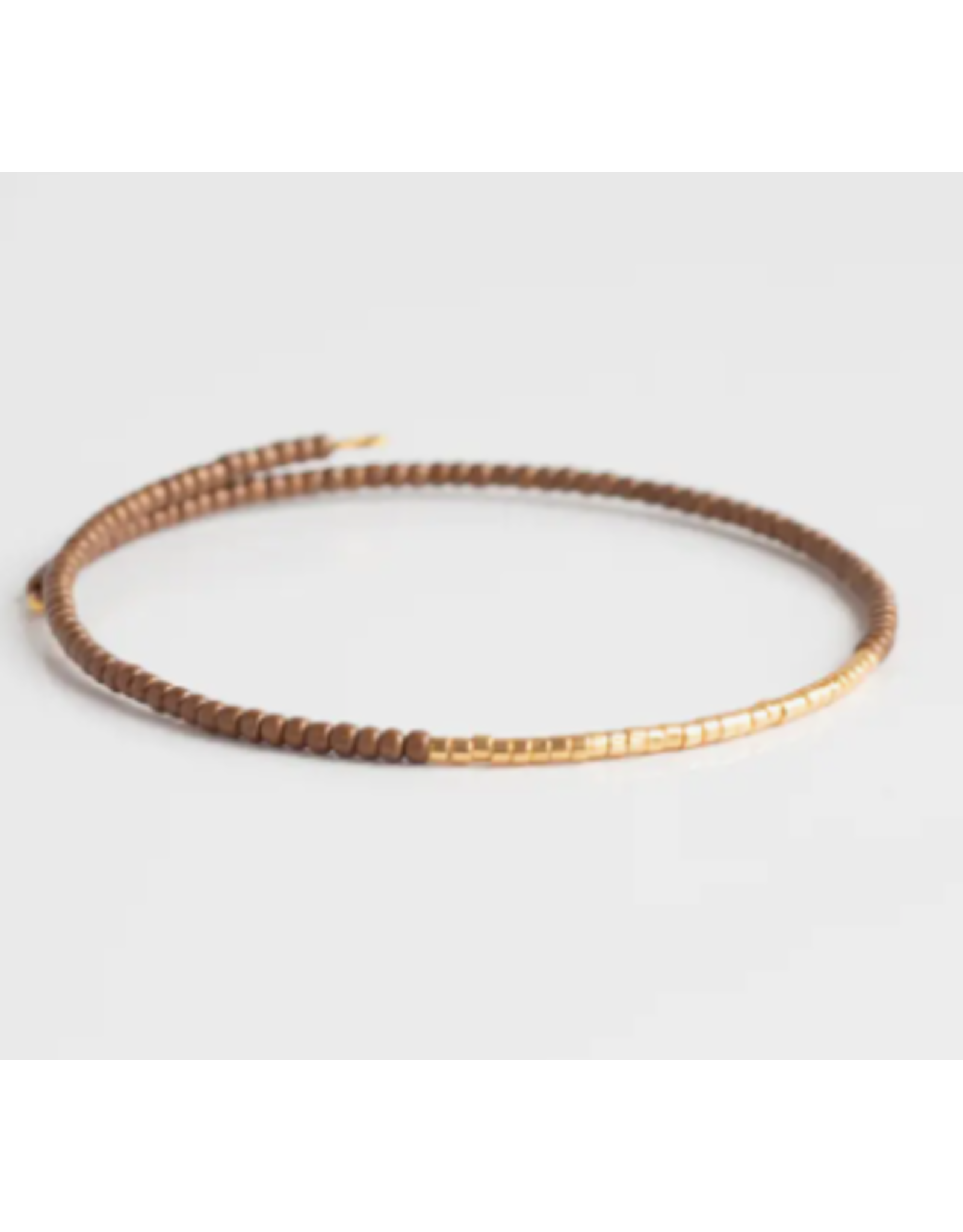 Lenny & Eva L&E Norah Bangle, Sienna/Gold