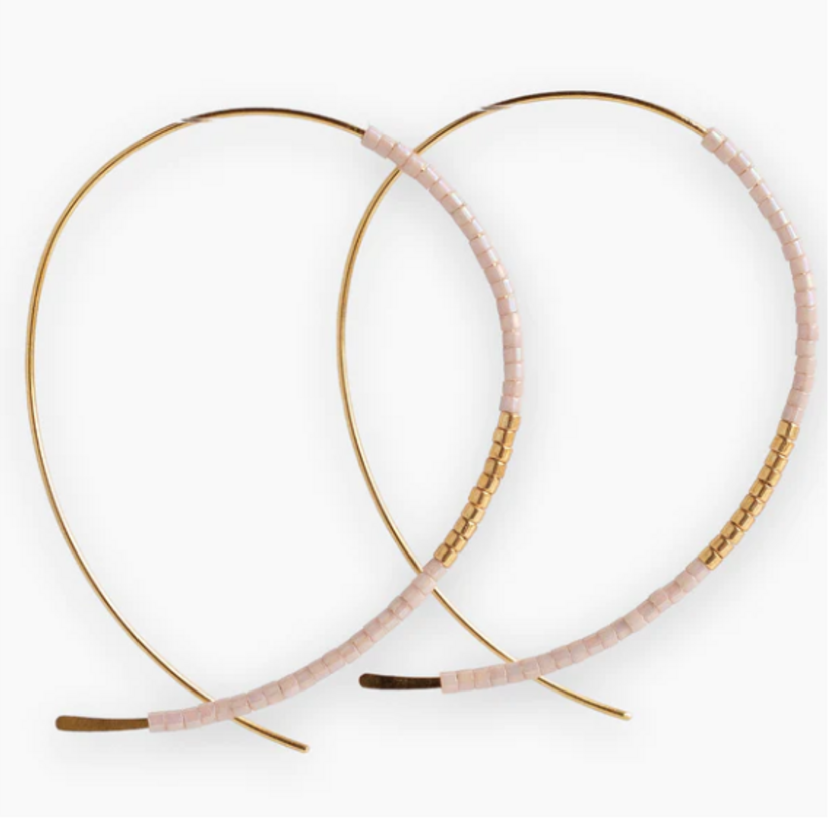 Lenny & Eva L&E Norah Earrings, champagne